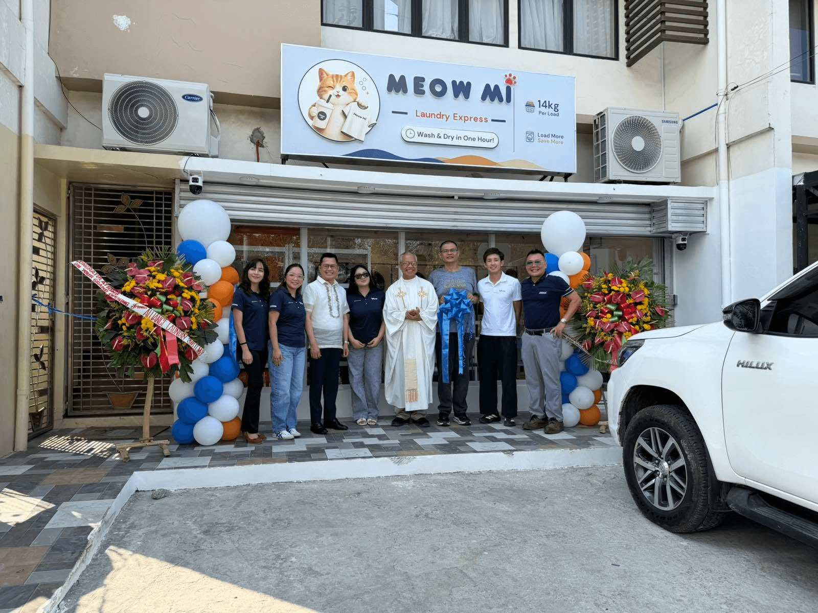 Grand opening of Meow Mi Laundry Express at Anami Homes Mactan
